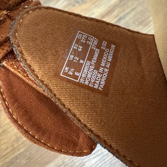 Clarks Laurieann Rae size US 12 W brown thong sandals NEW adjustable strap - Picture 7 of 13